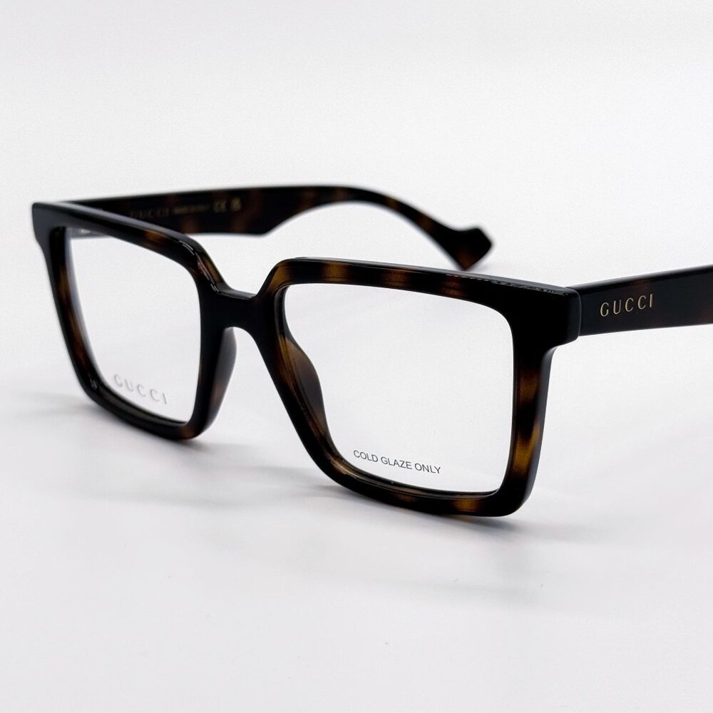 NEW GUCCI EYEGLASSES GG1540O 002 HAVANA UNISEX EYEWEAR GUCCI - Picture 7 of 10